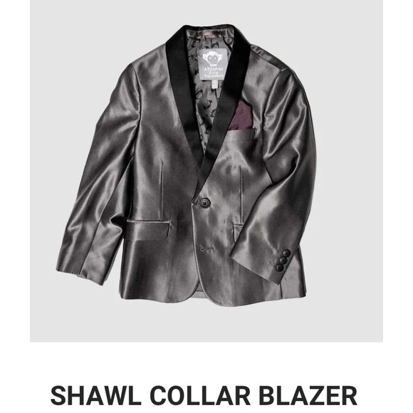 Appaman Silver Shawl Collar Tuxedo Jacket